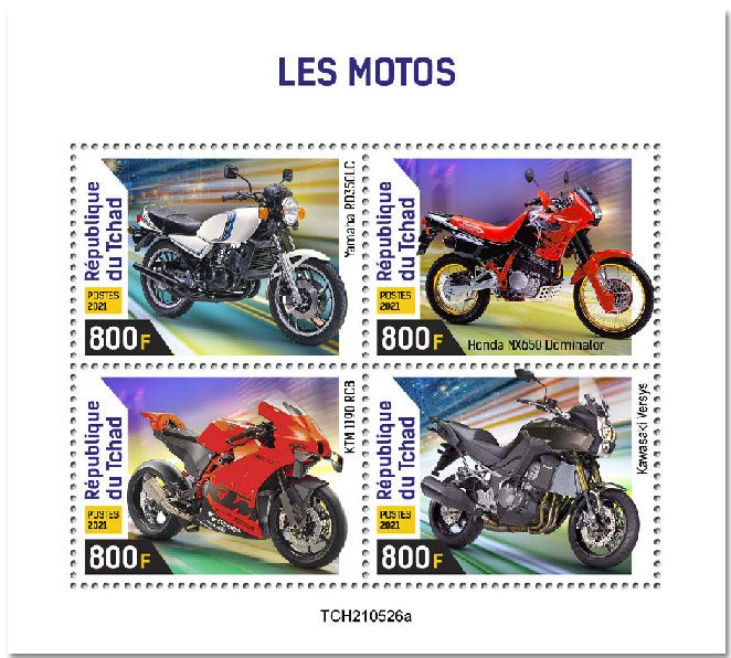 n° 3890/3893  - Timbre TCHAD Poste