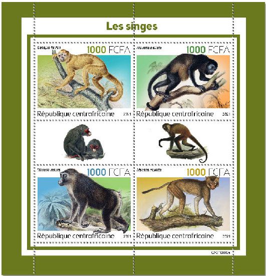 n° 8691/8694  - Timbre CENTRAFRIQUE Poste