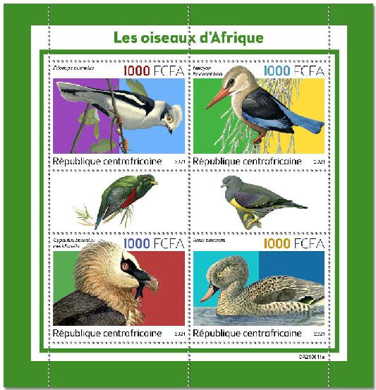 n° 8715/8718  - Timbre CENTRAFRIQUE Poste