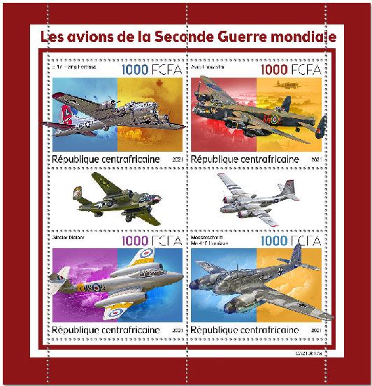 n° 8739/8742  - Timbre CENTRAFRIQUE Poste