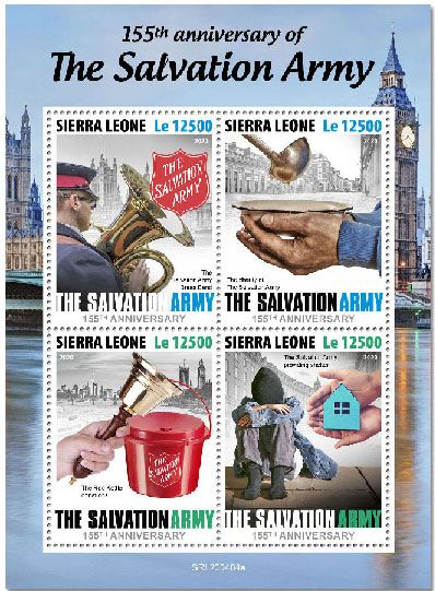 n° 9863/9866  - Timbre SIERRA LEONE Poste