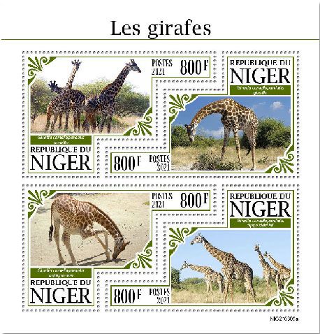 n° 6394/6397  - Timbre NIGER Poste