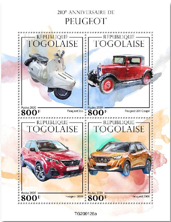 n° 8003/8006  - Timbre TOGO Poste