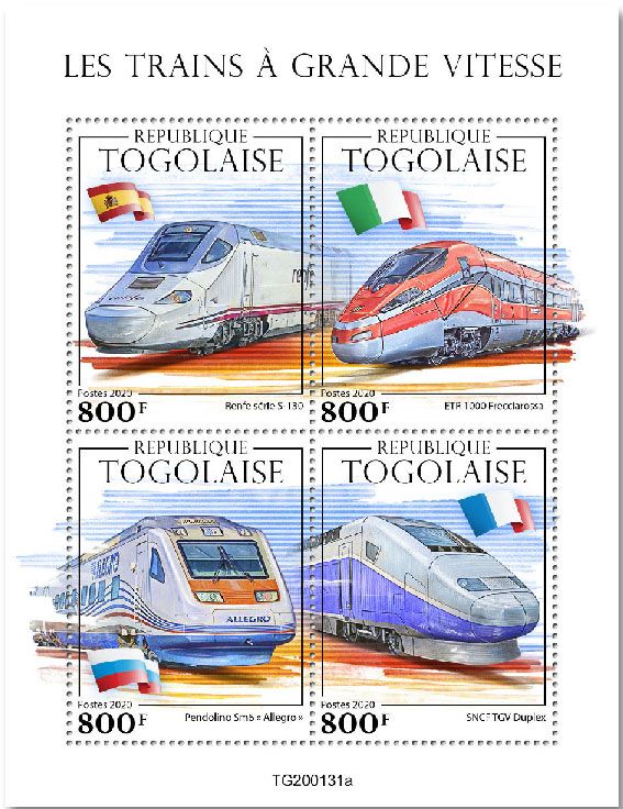 n° 8023/8026  - Timbre TOGO Poste