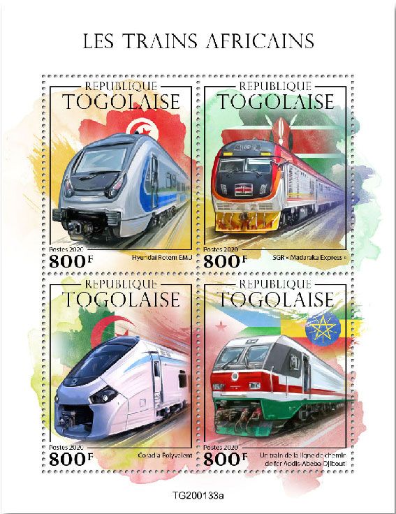 n° 8031/8034  - Timbre TOGO Poste