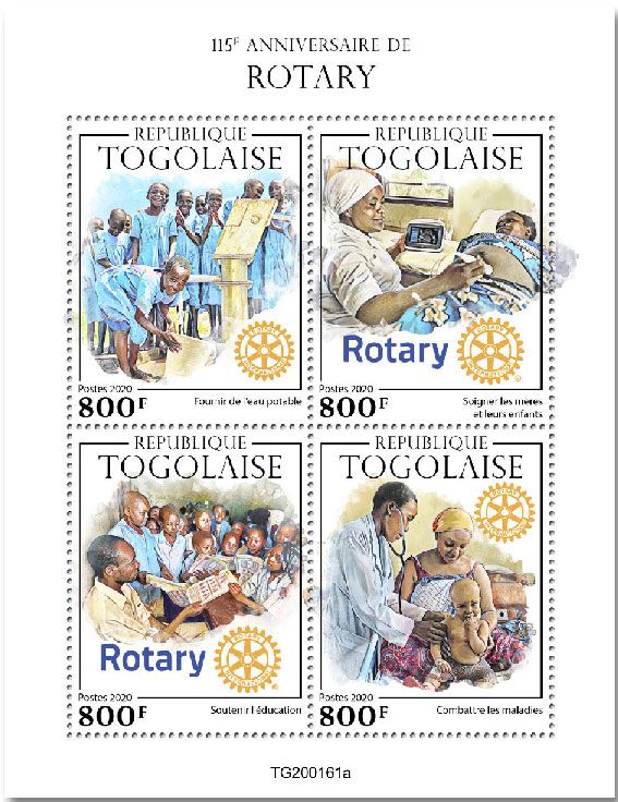 n° 8143/8146  - Timbre TOGO Poste