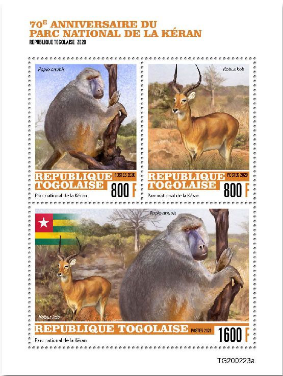 n° 8258/8260  - Timbre TOGO Poste