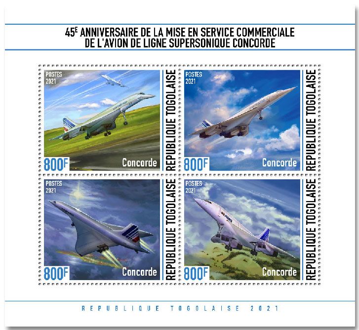 n° 8953/8956  - Timbre TOGO Poste