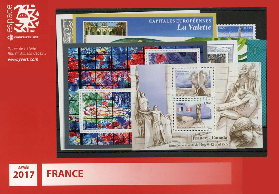 nr. 4923/5013 - Stamp France Year set (2015)