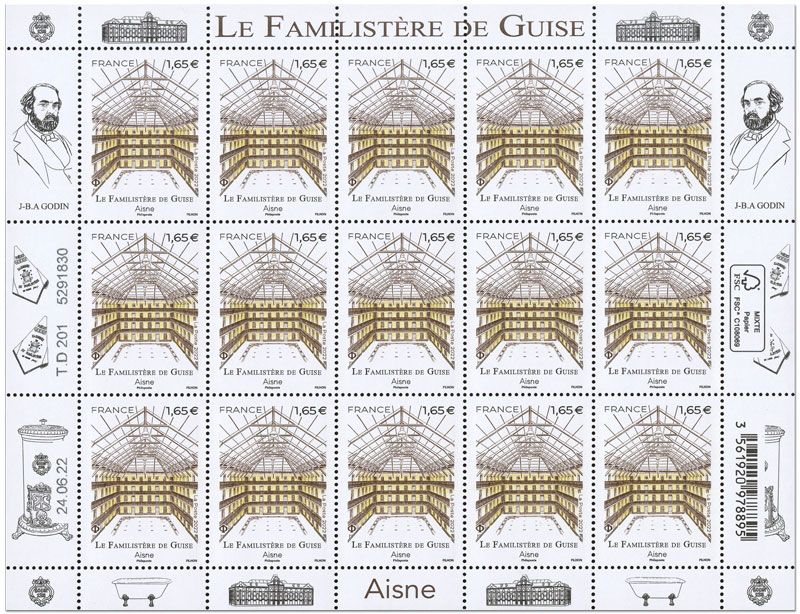 n° F77 - Timbre France Feuillets de France (n° 5618)