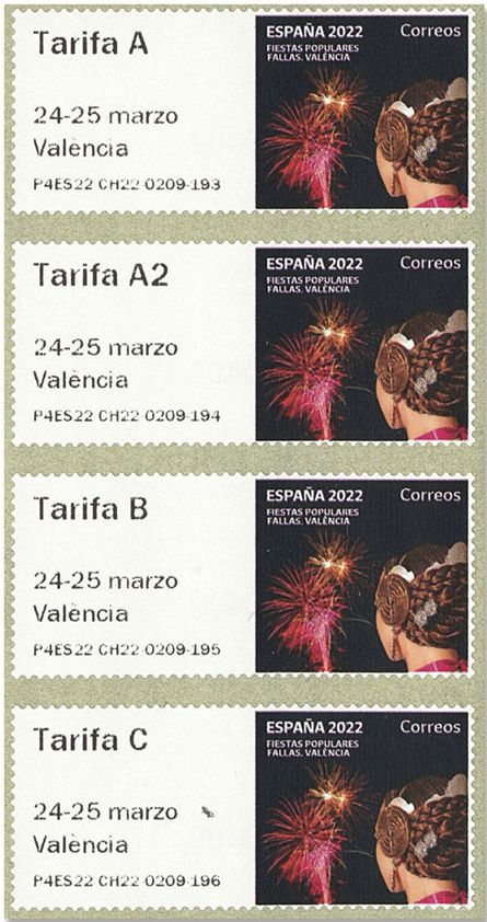 n°180 - Timbre ESPAGNE Timbres de distributeurs