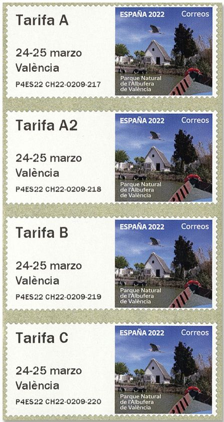 n°181 - Timbre ESPAGNE Timbres de distributeurs