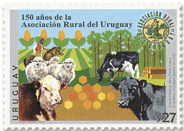 n°3050 - Timbre URUGUAY Poste