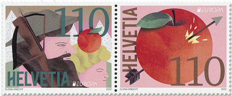 n°2718/2719 - Timbre SUISSE Poste (EUROPA)