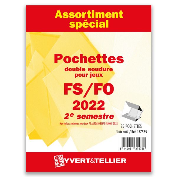 Assortiment de pochettes (double soudure) : 2022-2e semestre