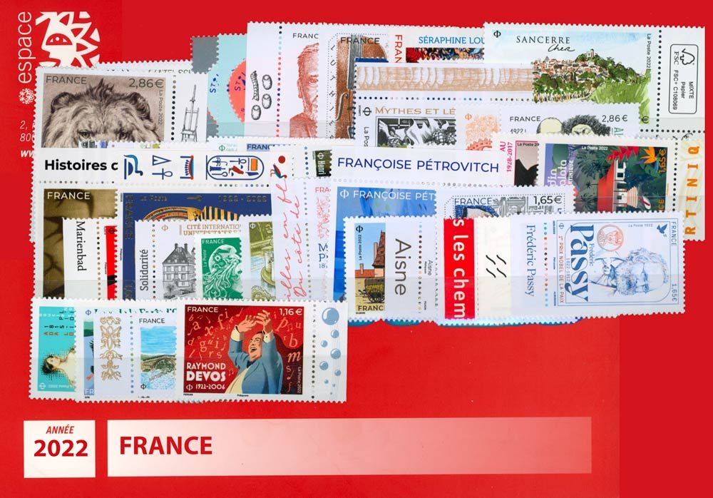 nr. 5459/5544 - Stamp France Year set (2021)