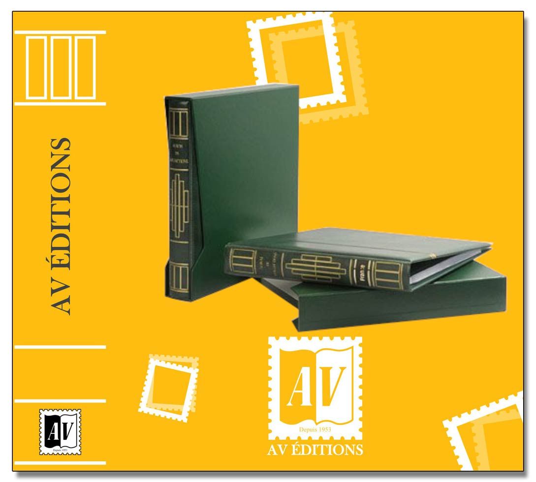 Reliure + Etui AV (Vert Cèdre et or) - AV EDITIONS®