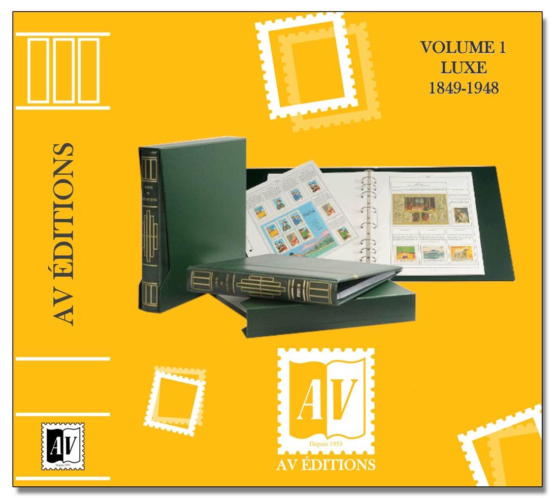 Album FRANCE Vol. 1 Luxe : 1849-1948 - AV EDITIONS®