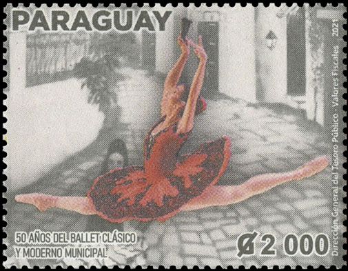 n° 3319 - Timbre PARAGUAY Poste