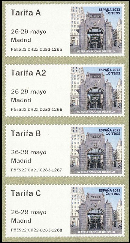 n° 185 - Timbre ESPAGNE Timbres de distributeurs