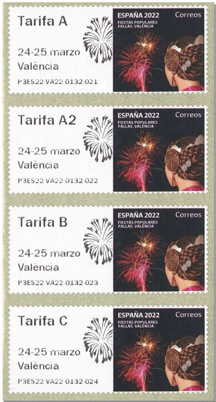 n° 180a - Timbre ESPAGNE Timbres de distributeurs