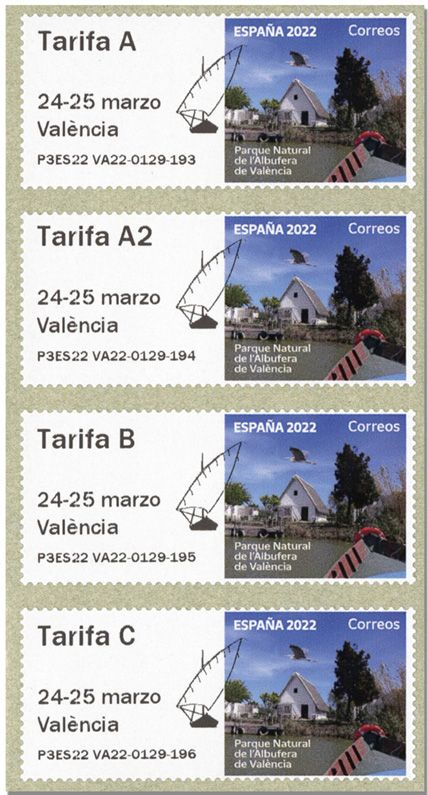 n° 181a - Timbre ESPAGNE Timbres de distributeurs