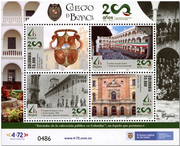 n° 2479/2482 - Timbre COLOMBIE Poste