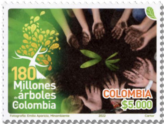 n° 2507 - Timbre COLOMBIE Poste