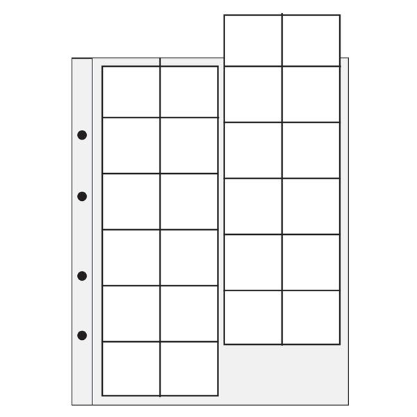 Inserts ´CARAVELLE/GALION´: 24 compartments