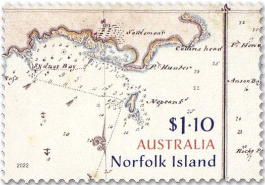 n° 1233/1234 - Timbre NORFOLK Poste