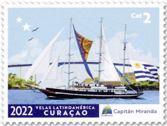 n° 737/740 - Timbre CURACAO Poste