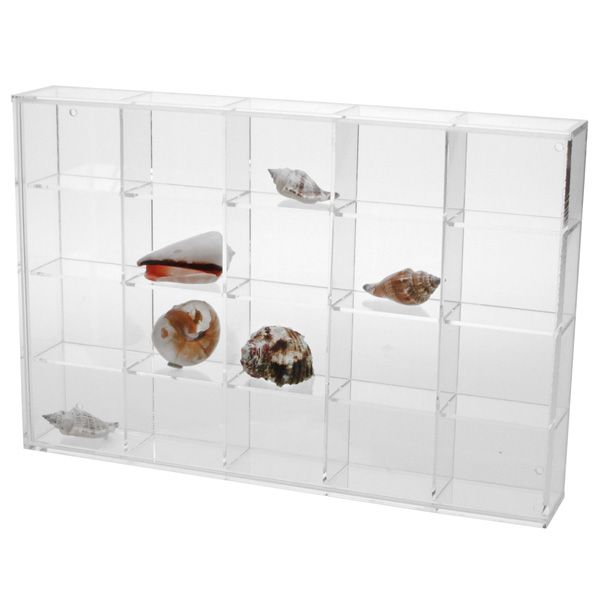 VITRINE EN PLEXI PETIT FORMAT : 20 CASES - SAFE®