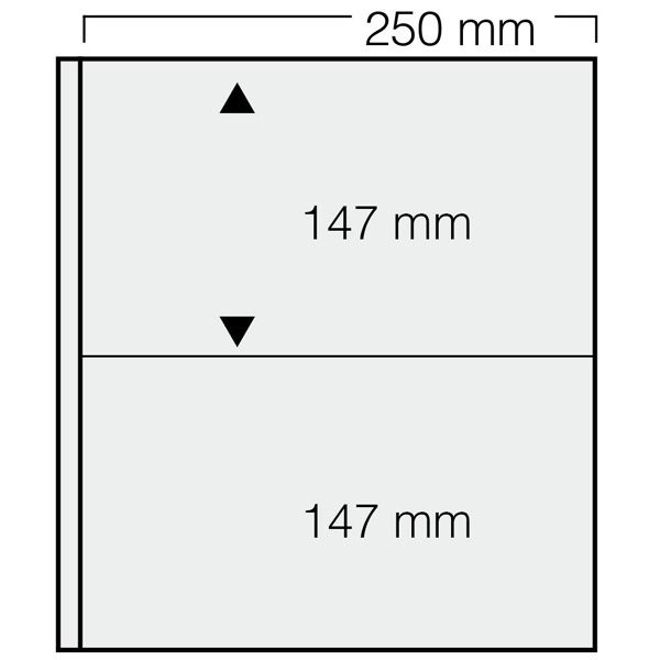 FEUILLES GARANT 732 : 2 POCHES (FOND NOIR - PAR 5) - SAFE®