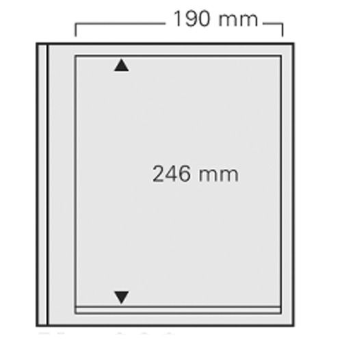 FEUILLES SPECIAL DUAL 620 : 1 POCHE (FOND TRANSPARENT - PAR 5) - SAFE®