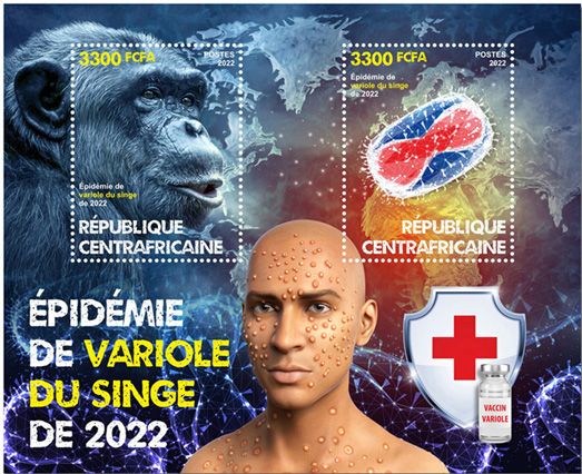 n° 2123/2124 - Timbre CENTRAFRIQUE Blocs et feuillets