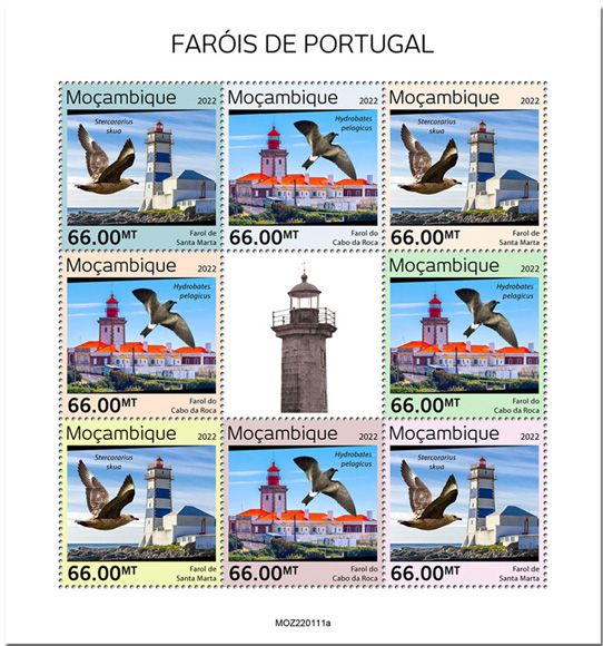 n° 9450/9457 - Timbre MOZAMBIQUE Poste