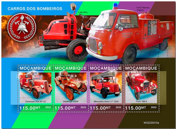 n° 9608/9611 - Timbre MOZAMBIQUE Poste