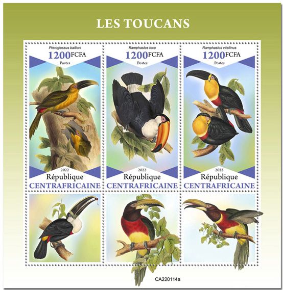 n° 8829/8831 - Timbre CENTRAFRIQUE Poste