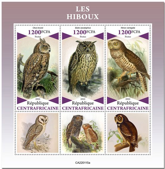 n° 8832/8834 - Timbre CENTRAFRIQUE Poste