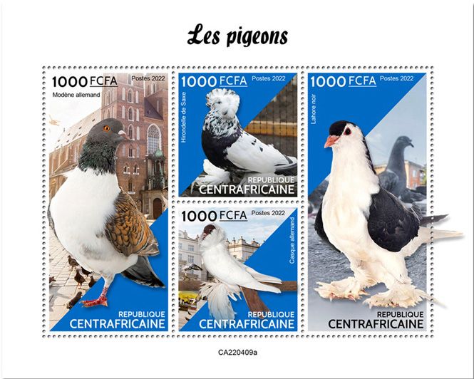 n° 9304/9307 - Timbre CENTRAFRIQUE Poste