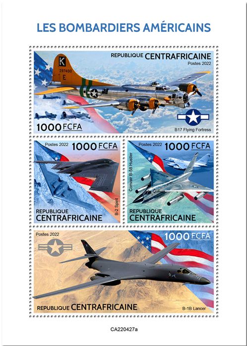 n° 9376/9379 - Timbre CENTRAFRIQUE Poste