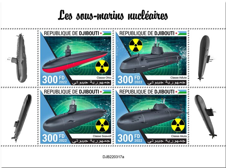 n° 4118/4121 - Timbre DJIBOUTI Poste