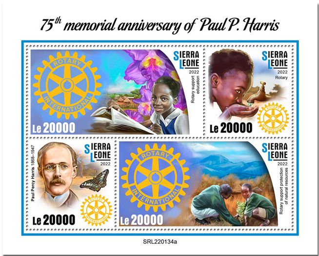 n° 10728/10731 - Timbre SIERRA LEONE Poste