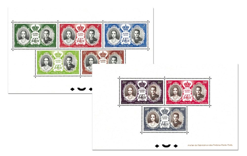 nr. 5/6 -  Stamp Monaco Souvenir sheets