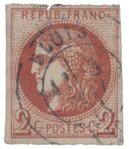 n°40Ba obl. B - Timbre FRANCE Poste