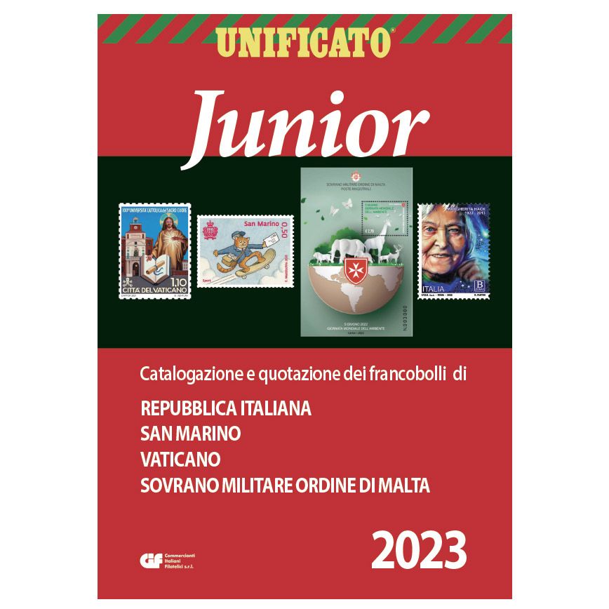 JUNIOR 2023 (Timbres d´Italie)  - UNIFICATO