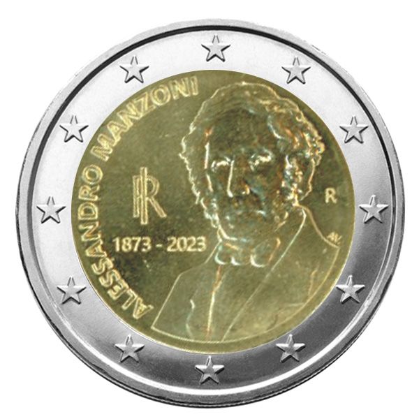 2 EURO COMMEMORATIVE 2023 : ITALIE (Alessandro Manzoni)