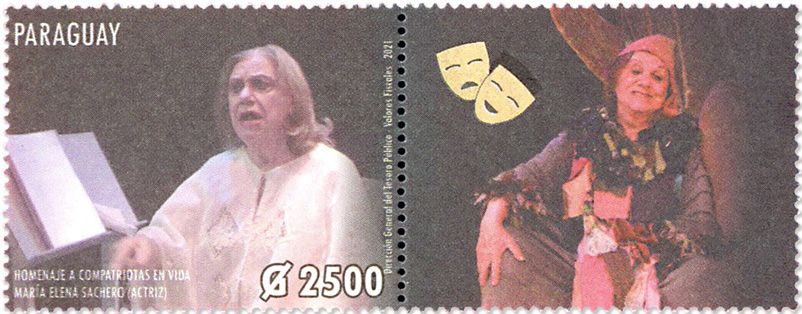 n° 3316 - Timbre PARAGUAY Poste