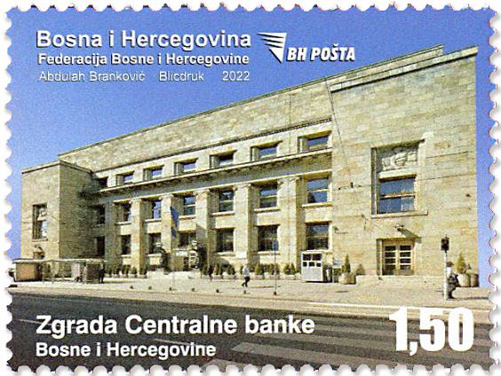 n° 878 - Timbre BOSNIE-HERZEGOVINE Poste