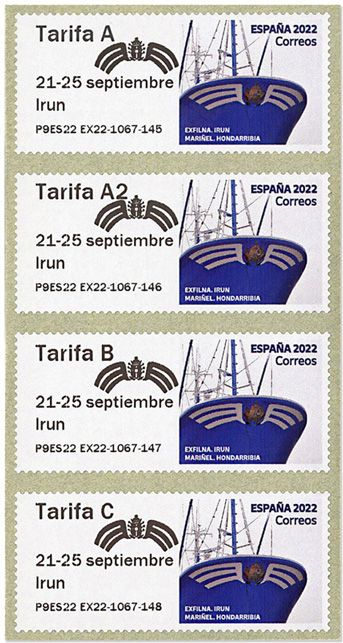 n° 188a - Timbre ESPAGNE Timbres de distributeurs